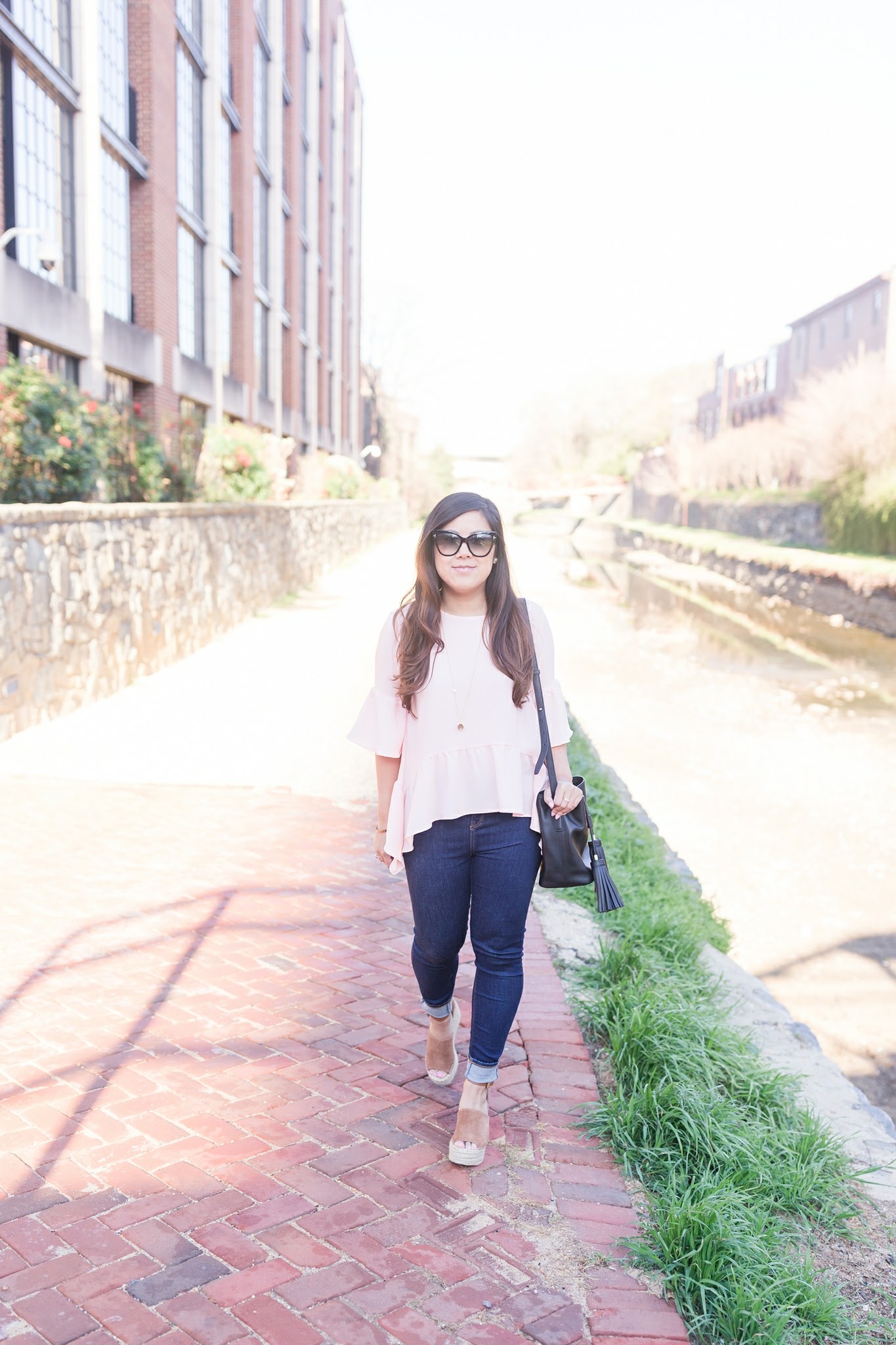 Spring Favorites - Pink Ruffles + The Ted Baker Bucket Bag - Stylista Esquire - @Stylistaesquire