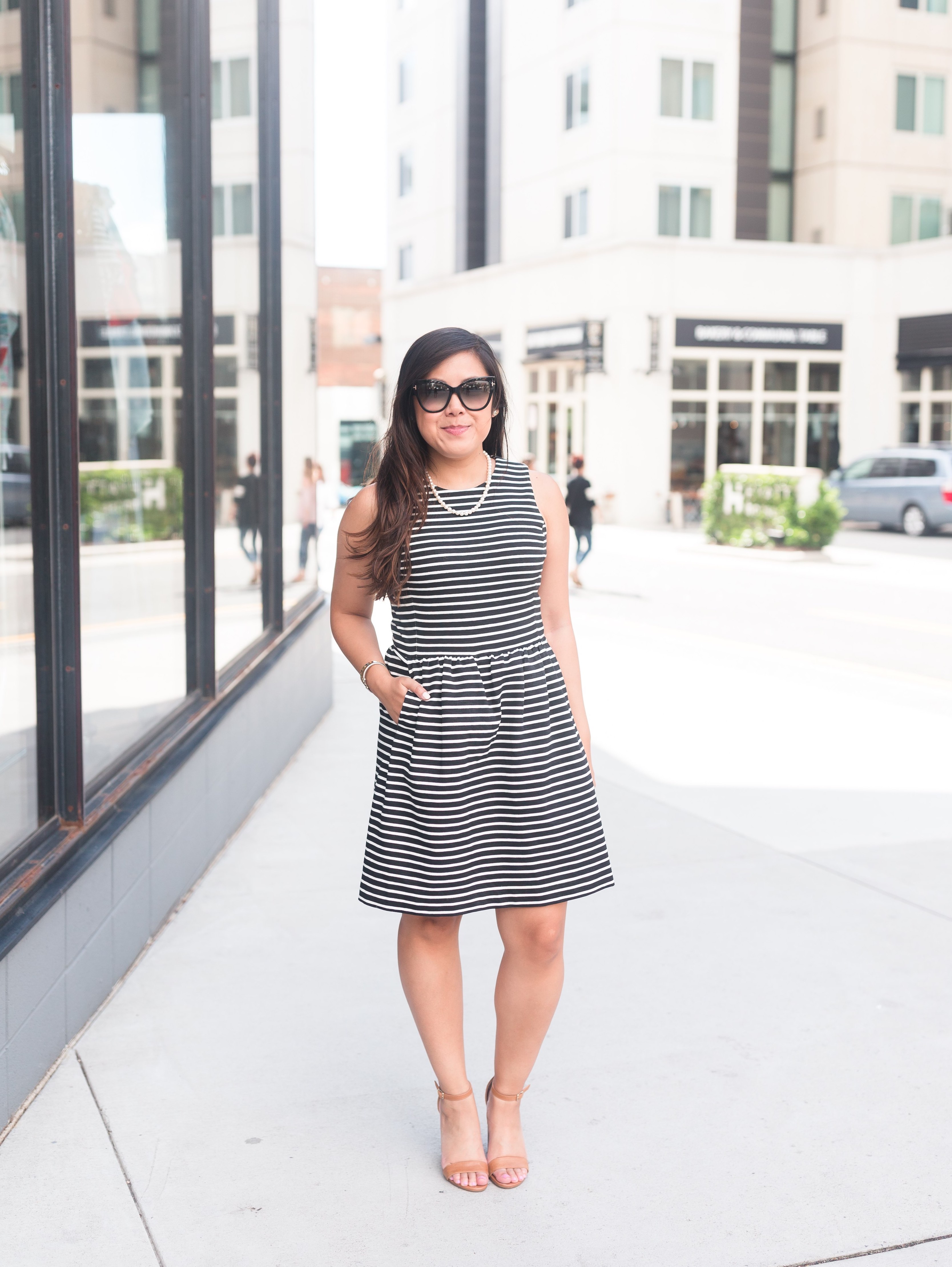 J.Crew Factory Summer Work Dress - Stylista Esquire - @stylistaesquire