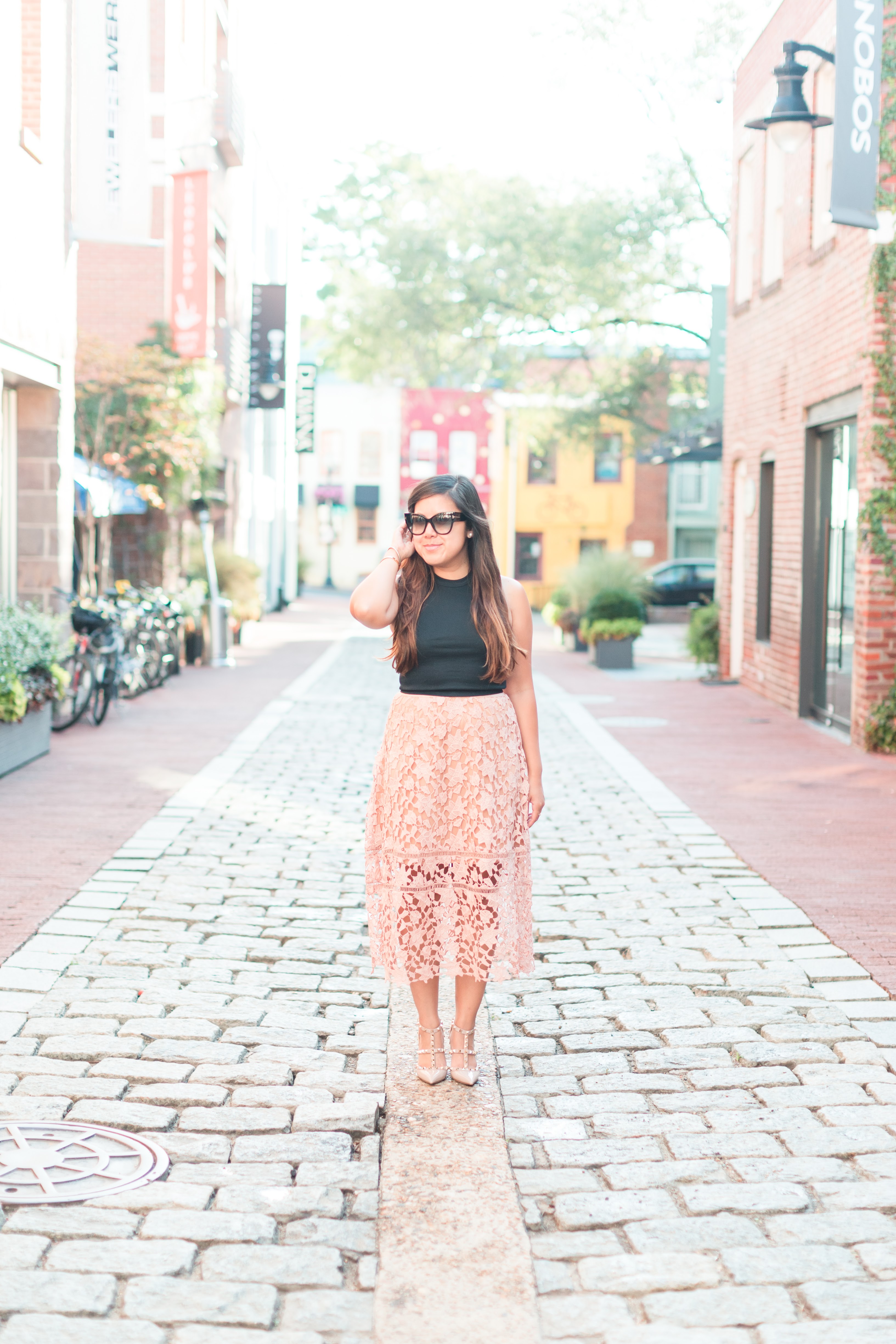 Missguided Pink Crochet Skirt - Stylista Esquire - @stylistaesquire