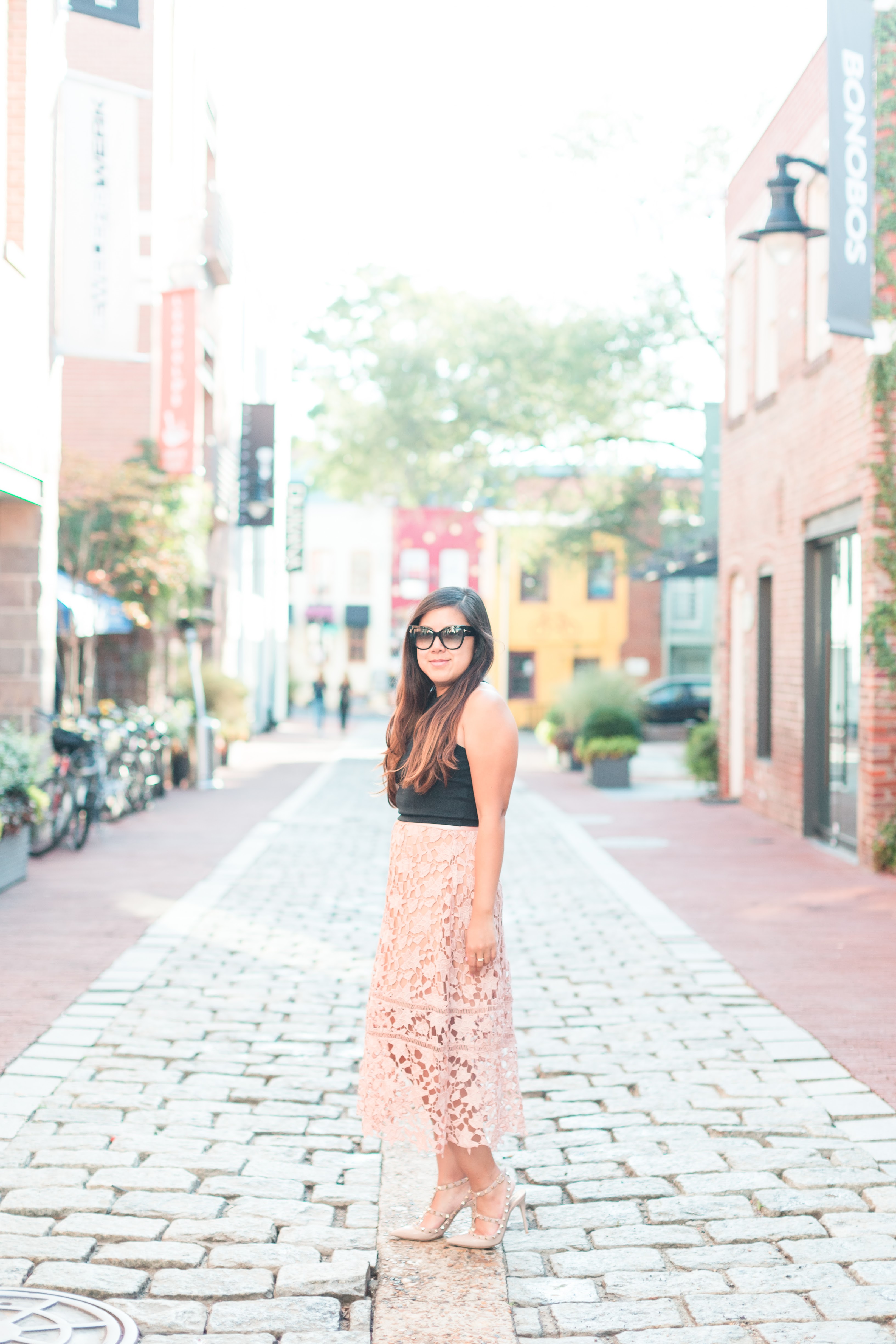 Missguided Pink Crochet Skirt - Stylista Esquire - @stylistaesquire