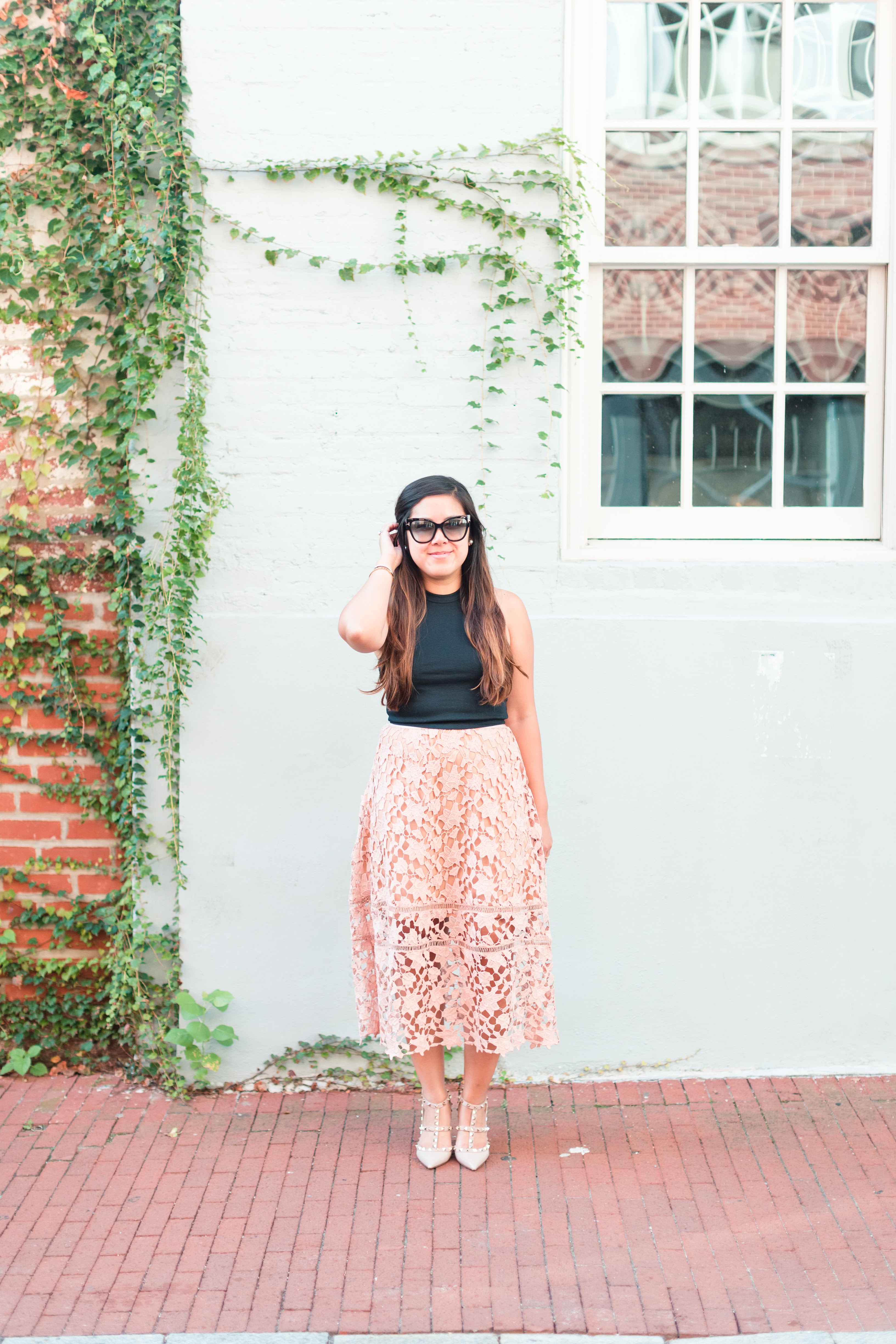 Missguided Pink Crochet Skirt - Stylista Esquire - @stylistaesquire