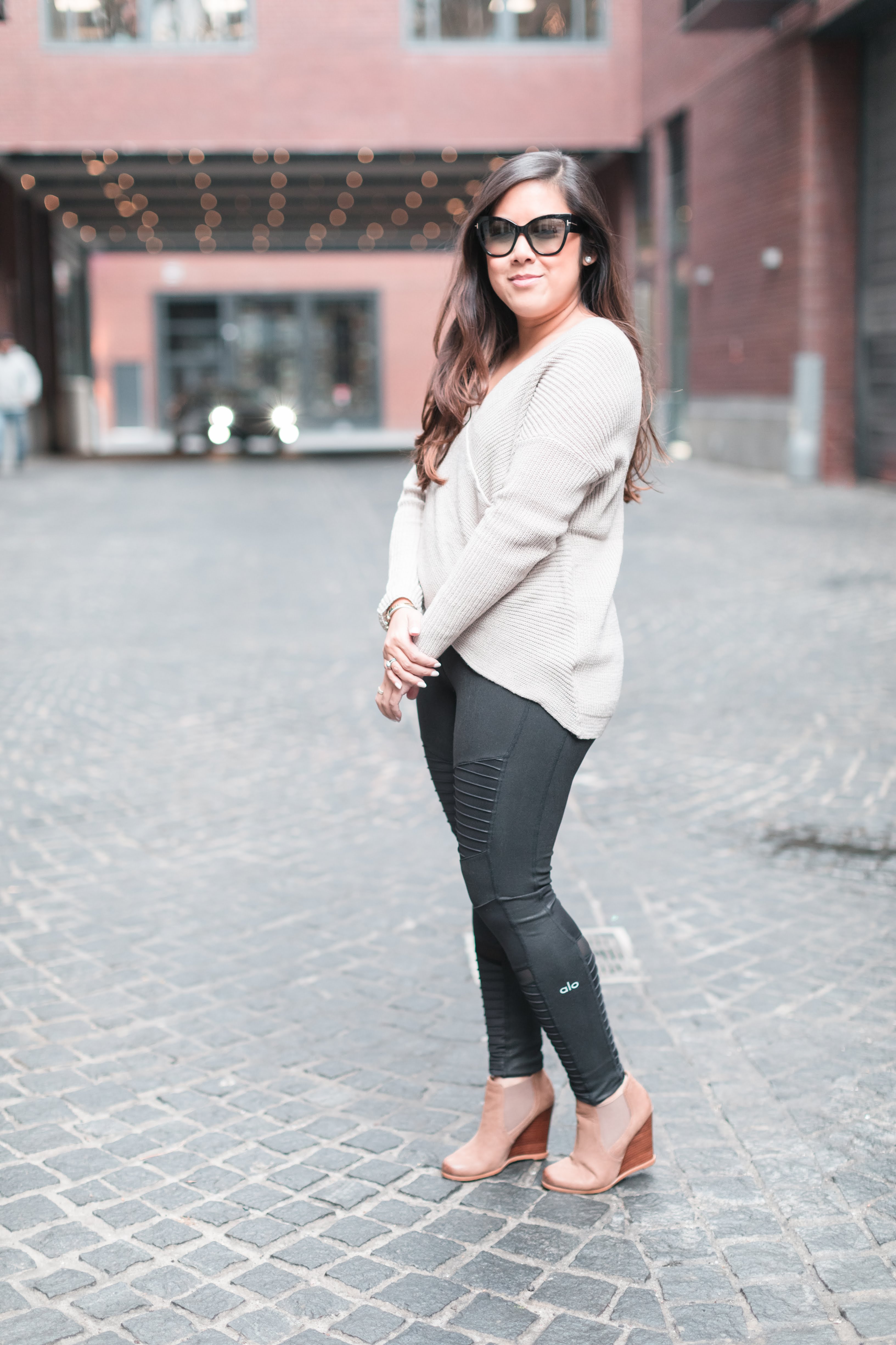 Faux Wrap Sweater - Stylista Esquire - @stylistaesquire